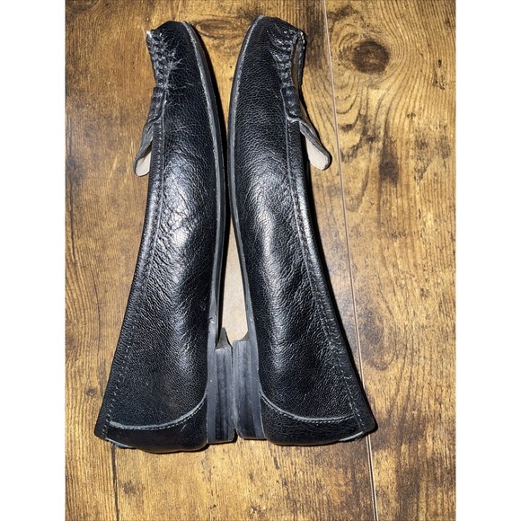 Michael Kors Black Leather Penny Loafers 6.5 M - Picture 8 of 9